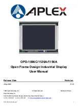 Preview for 1 page of Aplex OPD-1086C User Manual