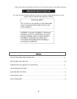 Preview for 2 page of Apollo AHP-12 Installation & Operation Manual