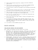 Preview for 8 page of Apollo Long Ranger Assembly And Operating Instructions Manual