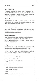 Preview for 20 page of APPA 506 User Manual