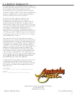 Preview for 17 page of Appalachian Stove & Fabricators 36-BW Installation  And Operation  Procedures