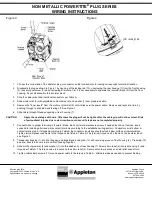 Preview for 2 page of Appleton POWERTITE Series Wiring Instructions