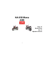 Preview for 9 page of APRILIA MANA 850 ABS Manual