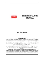 Preview for 2 page of APRILIA NA Mana 850 Service Station Manual