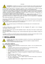 Preview for 9 page of AQUA FORTE PRIME E-SILENCE VS Instruction For Installation And Maintenance