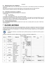 Preview for 71 page of AQUA FORTE PRIME E-SILENCE VS Instruction For Installation And Maintenance