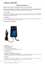 Preview for 2 page of Aqua Medic T 2001 CC Operation Manual