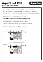 Preview for 8 page of Aqua One AquaReef 200 Instruction Manual