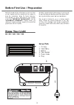 Preview for 3 page of Aqua One CoralPower T5 60 Manual