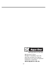 Preview for 44 page of Aqua One Infinity AP-150R Instructions Manual