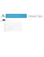 Preview for 3 page of AQUA SPA Heaven User Manual