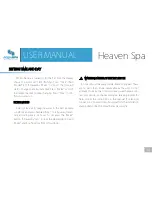 Preview for 13 page of AQUA SPA Heaven User Manual