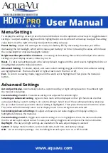 Preview for 3 page of Aqua-Vu HD10i PRO User Manual