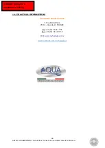 Preview for 26 page of Aqua Unikart Classic Motorized Instructions For Maintenance And Use