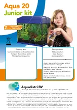 Preview for 16 page of Aquadistri SuperFish Aqua 20 Warranty And Manual