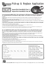 Preview for 2 page of Aquadistri SuperFish PondECO Plus E Pick-Up & Replace Application