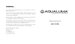 Aqualuma GEN2 3 Series Fitting Instructions preview