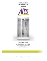 AquaLusso Alto 50 Installation And Operating Manual preview