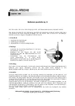 AquaMedic Reactor 100 Operation Manual preview