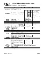 Preview for 4 page of AquaMetrix SHARK TX User Manual