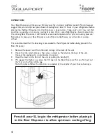 Preview for 4 page of Aquaport AQP-BRD User Manual & Warranty