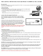 Preview for 2 page of Aquaproducts UltraMAX Operator'S Manual