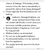 Preview for 11 page of AquaPur 110861 Operation And Safety Notes