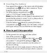 Preview for 12 page of AquaPur 110861 Operation And Safety Notes