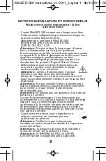 Preview for 10 page of AQUARAY MiniLED 500 Instructions For Installation And Use Manual