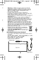 Preview for 11 page of AQUARAY MiniLED 500 Instructions For Installation And Use Manual