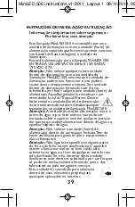 Preview for 41 page of AQUARAY MiniLED 500 Instructions For Installation And Use Manual