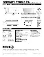 Preview for 1 page of Aquatic AI24AIR6636F Specification Sheet