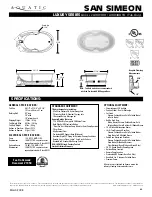 Preview for 1 page of Aquatic AI6038O Specification Sheet