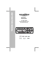 Aquatic AQ-CD-3 Instruction Manual preview