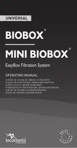 Aquatlantis Tecatlantis Biobox 0 Operating Manual preview