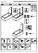 Preview for 2 page of Arblu DEDALO SOPRAVASCA 1AB Assembly Instructions Manual