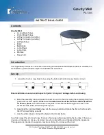 ARBOR SCIENTIFIC Gravity Well Instructional Manual preview