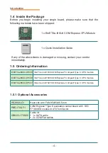 Preview for 12 page of Arbor Technology EmETXe-i88U4-D1508 User Manual