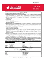 Preview for 34 page of arcelik 270520 EB User Manual