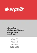 arcelik 4022 TN User Manual preview