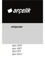 arcelik 5845 NFEY User Manual preview