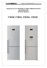 arcelik BEKO K70520NE Service Manual preview