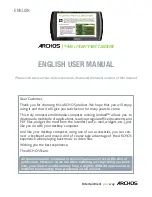 Preview for 2 page of Archos 48 Internet Tablet User Manual