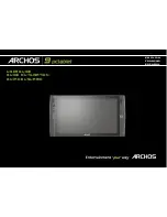 Archos 9 60GB User Manual preview