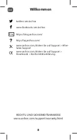 Preview for 8 page of Archos Access 55 3G Quick Start Manual