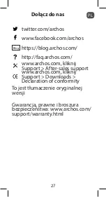 Preview for 27 page of Archos Access 57 4G Quick Start Manual