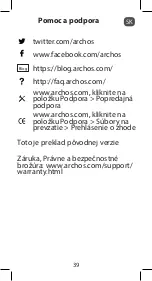 Preview for 39 page of Archos Access 57 4G Quick Start Manual