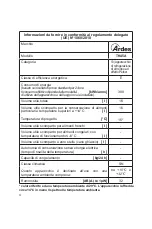 Preview for 4 page of ARDES TK45A Instructions For Use Manual