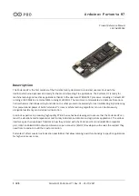 Arduino ABX00042 Product Reference Manual preview