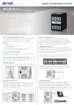 Areca ARC-8042-12 Quick Installation Manual preview